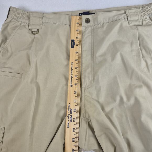 5.11 Tactical Taclite Pro Cargo Pants Mens 44x30 Khaki Ripstop Utility 74273 162 - Picture 4 of 10